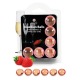 6 Boules Brésiliennes "Fraise et Champagne" 3386-2