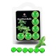 6 Boules Brésiliennes "Menthe" 3386-8