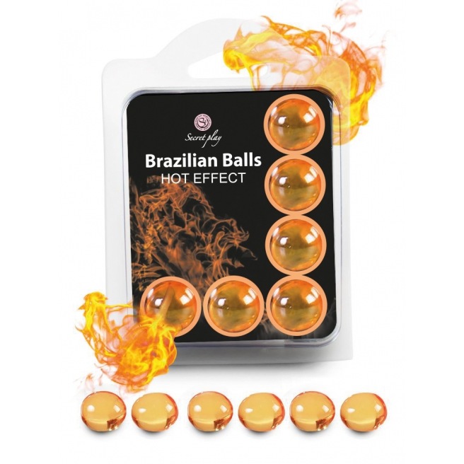6 Boules Brésiliennes "Effet Chaud" 3575-1