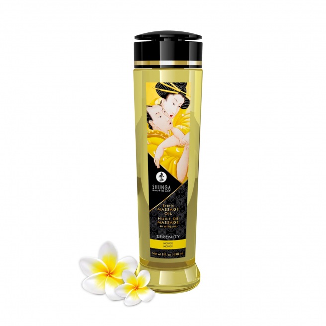 Huile de massage érotique - Sérénité - Monoï - 240 ml