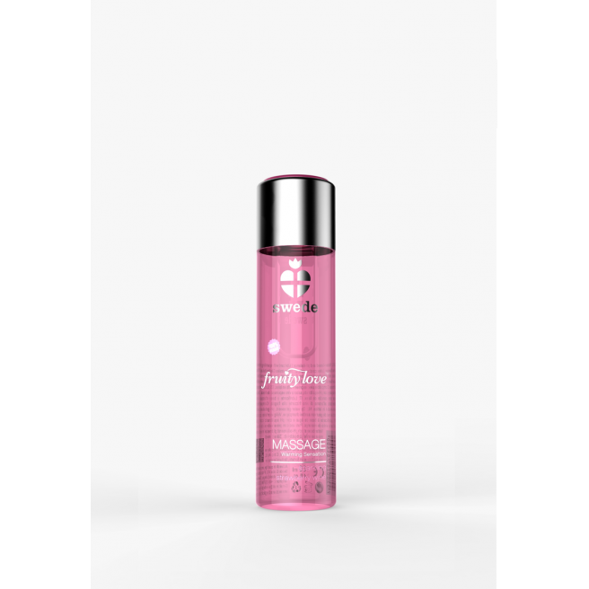 Huile de massage - Vin pétillant à la Fraise - 60 ml