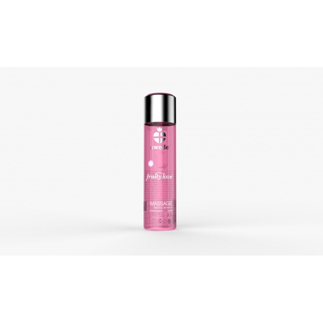 Huile de massage - Vin pétillant à la Fraise - 60 ml