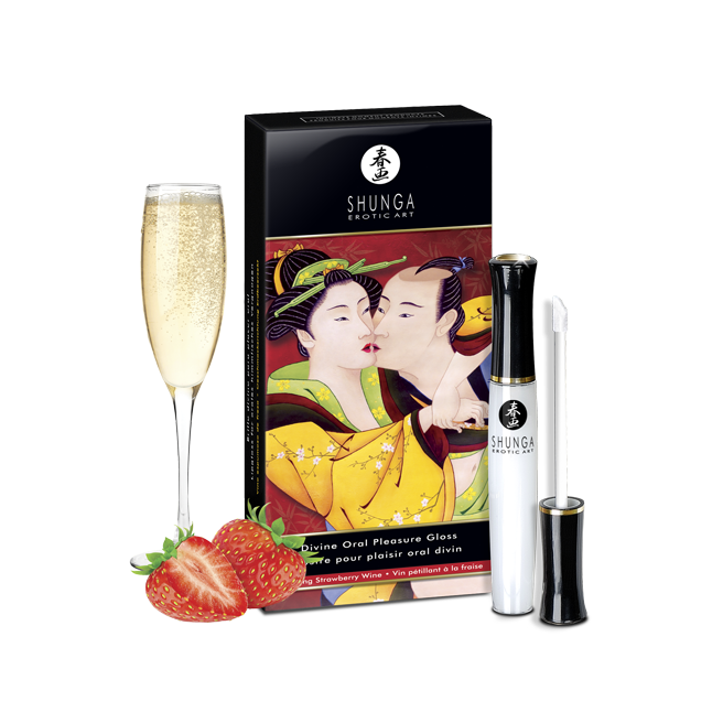 Gloss Plaisir Oral divin - Vin pétillant et fraise
