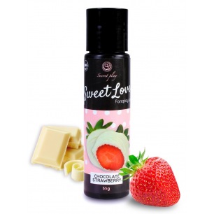 Gel comestible Chocolat blanc et Fraise 3672 - 60 ml Gel comestible Chocolat blanc et Fraise 3672 - 60 ml