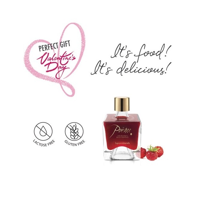 Poème - Peinture pour corps - Fraise Sauvage