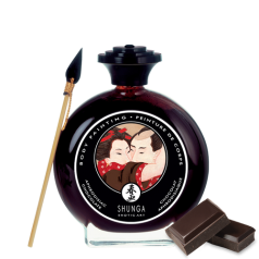 Peinture de corps embrassable - Chocolat noir Peinture de corps embrassable - Chocolat noir