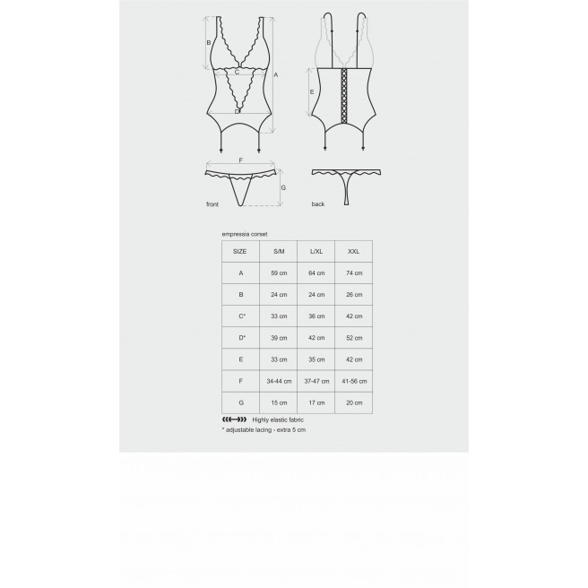 Emperita Guêpière - Noir Emperita Guêpière - Noir