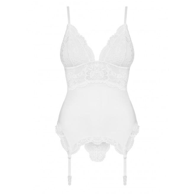 810-COR-2 Guêpière - Blanc