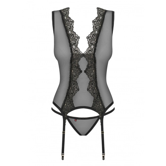 Meshlove Guêpière - Noir