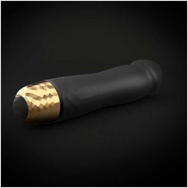 Vibromasseur Dorcel Must Mini 12,5 cm - Noir et Or