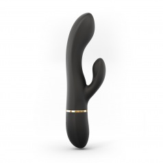 Vibromasseur Dorcel Glam Rabbit 21.8 cm - Noir et Or Vibromasseur Dorcel Glam Rabbit 21.8 cm - Noir et Or