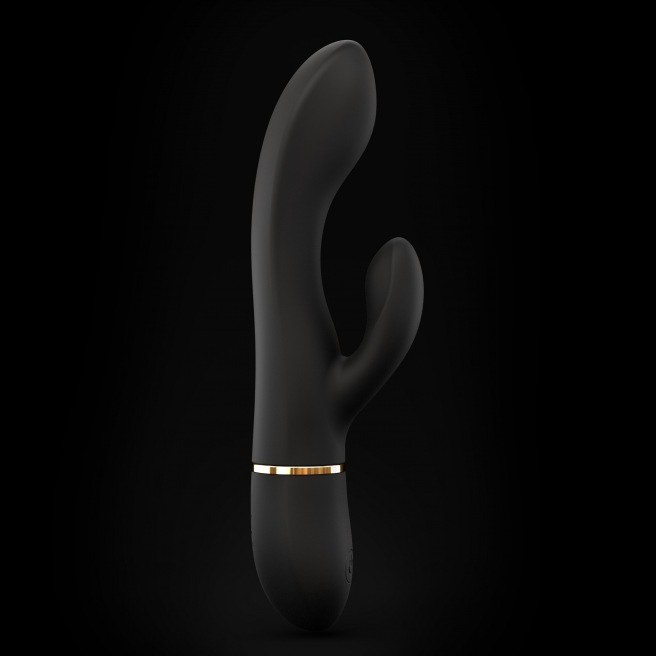 Vibromasseur Dorcel Glam Rabbit 21.8 cm - Noir et Or Vibromasseur Dorcel Glam Rabbit 21.8 cm - Noir et Or