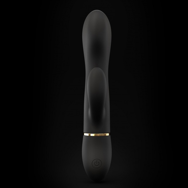 Vibromasseur Dorcel Glam Rabbit 21.8 cm - Noir et Or Vibromasseur Dorcel Glam Rabbit 21.8 cm - Noir et Or