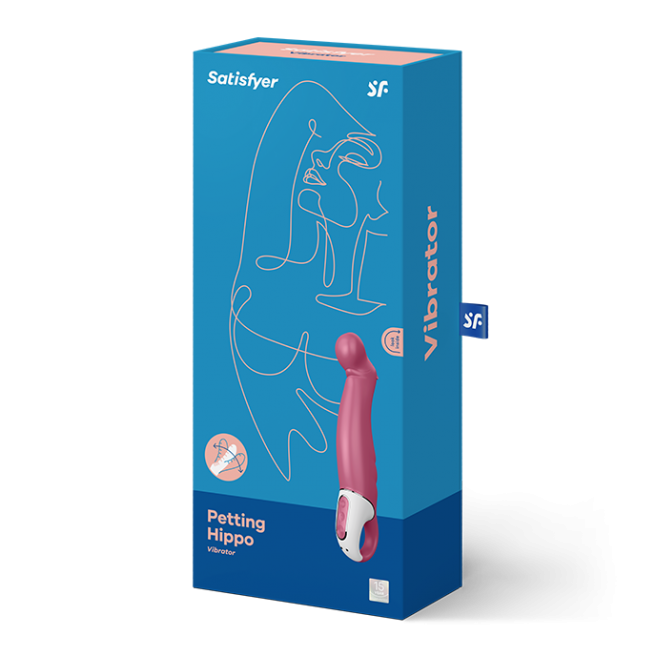 Vibromasseur Satisfyer Vibes Petting Hippo - Rose