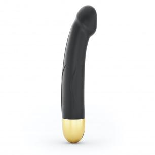 Vibromasseur Real Vibration M 22 cm 2.0 - Noir et Or Vibromasseur Real Vibration M 22 cm 2.0 - Noir et Or