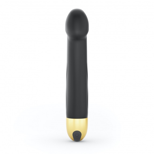 Vibromasseur Real Vibration M 22 cm 2.0 - Noir et Or