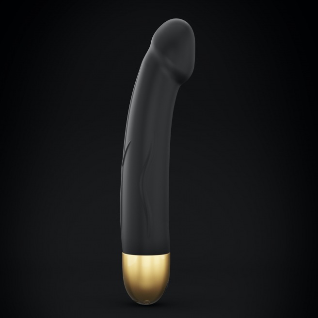 Vibromasseur Real Vibration M 22 cm 2.0 - Noir et Or