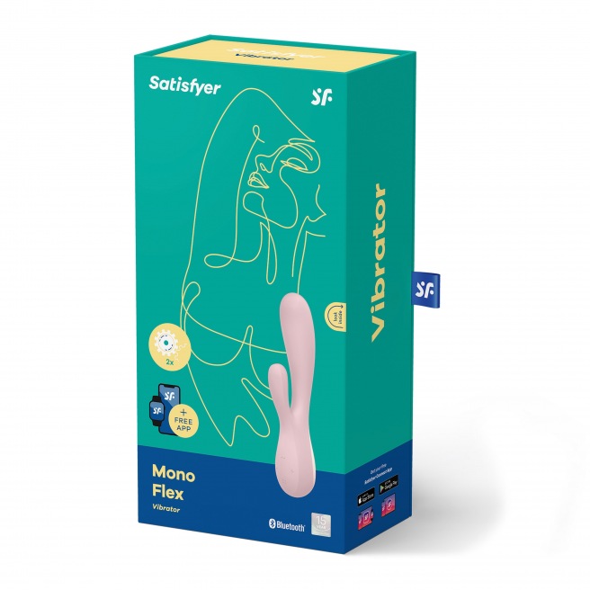 Vibromasseur connecté Satisfyer Mono Flex - Rose Vibromasseur connecté Satisfyer Mono Flex - Rose