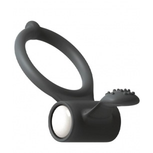 Cockring Vibrant Dorcel Power Clit - Noir Cockring Vibrant Dorcel Power Clit - Noir