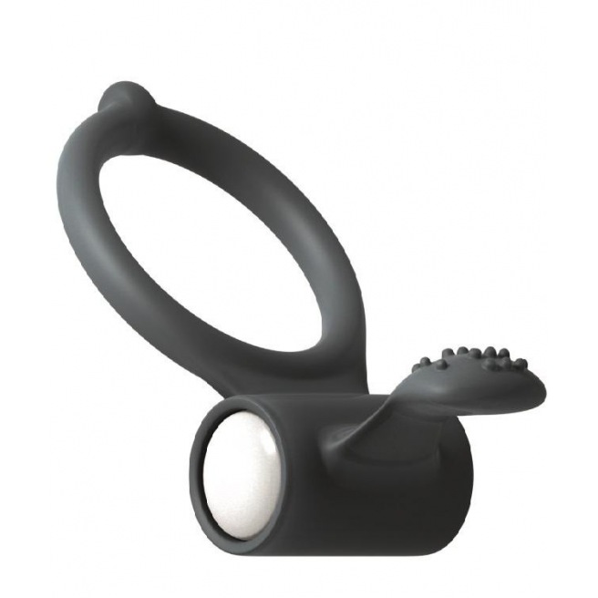 Cockring Vibrant Dorcel Power Clit - Noir