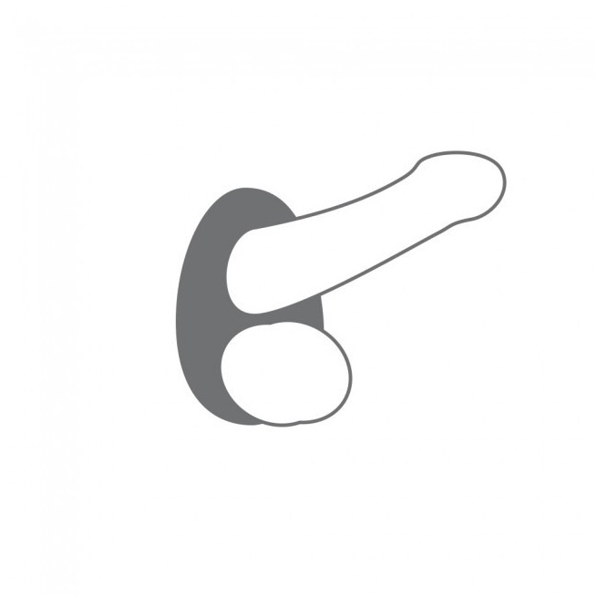 Cockring Liquid-soft ultra doux - Gris Cockring Liquid-soft ultra doux - Gris