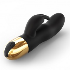 Vibromasseur Rabbit Expert G - Noir et Or Vibromasseur Rabbit Expert G - Noir et Or