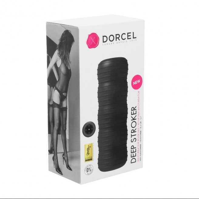 Masturbateur Dorcel Deep Stroker 15 cm - Noir