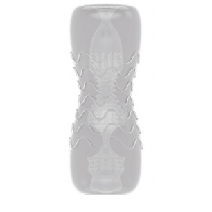 Masturbateur Dorcel Double OO 2 en 1 - Blanc