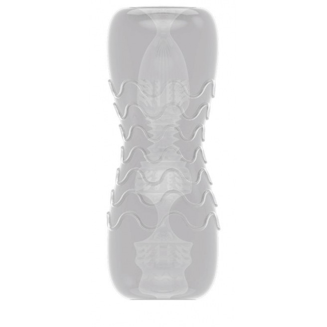 Masturbateur Dorcel Double OO 2 en 1 - Blanc