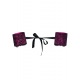 Menottes Roseberry - Noir et Fuchsia