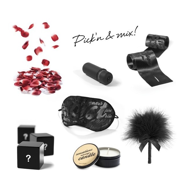 Menottes sensuelles - Liens en satin - Noir Menottes sensuelles - Liens en satin - Noir