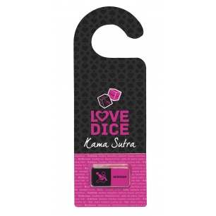 Dés Love Dice Kamasutra - Noir et Rose Dés Love Dice Kamasutra - Noir et Rose
