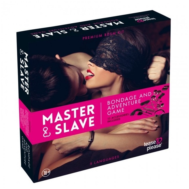 Kit BDSM Maître et Esclave Premium - Rose