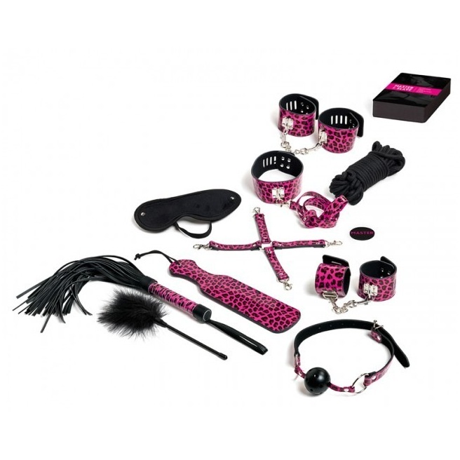 Kit BDSM Maître et Esclave Premium - Rose Kit BDSM Maître et Esclave Premium - Rose