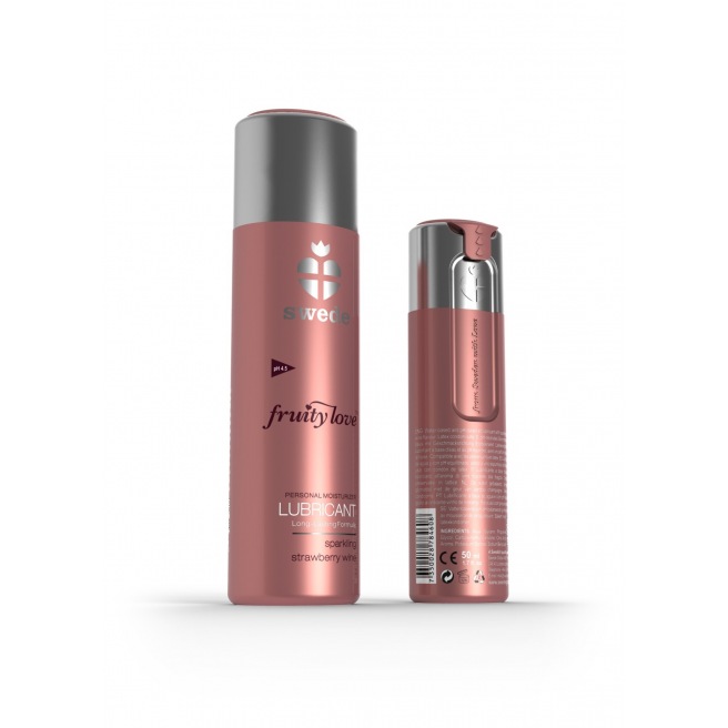 Lubrifiant Vin pétillant à la Fraise - 100 ml