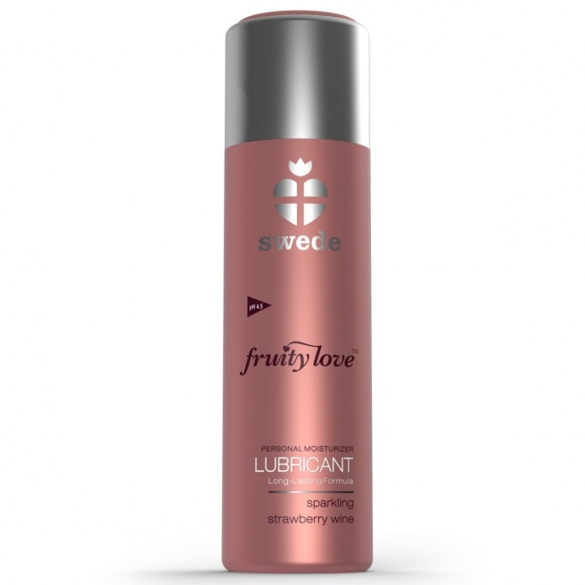 Lubrifiant Vin pétillant à la Fraise - 100 ml