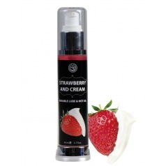 Lubrifiant effet chaud Fraise 50ml 3538