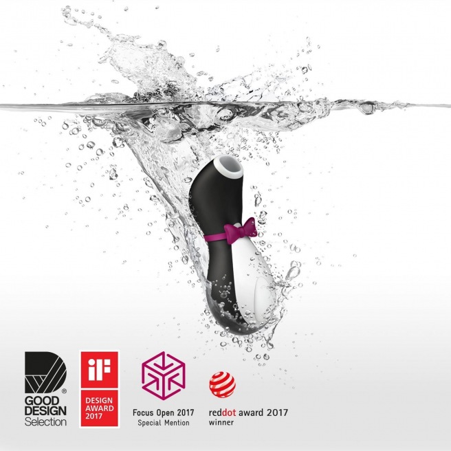 Stimulateur Satisfyer Pro Penguin Nouvelle Génération - Noir et Blanc