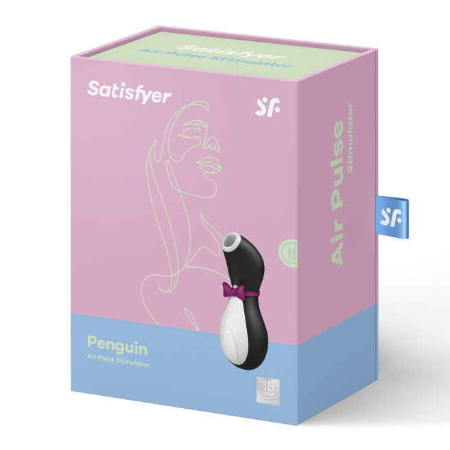 Stimulateur Satisfyer Pro Penguin Nouvelle Génération - Noir et Blanc