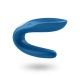 Stimulateur vibromasseur Satisfyer Double Whale - Bleu
