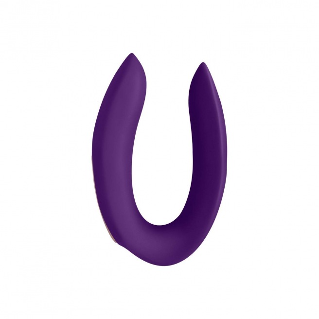 Stimulateur vibromasseur Satisfyer Double Plus Remote - Violet