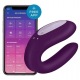 Stimulateur connecté pour couple Satisfyer Double Joy - Violet