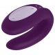 Stimulateur connecté pour couple Satisfyer Double Joy - Violet
