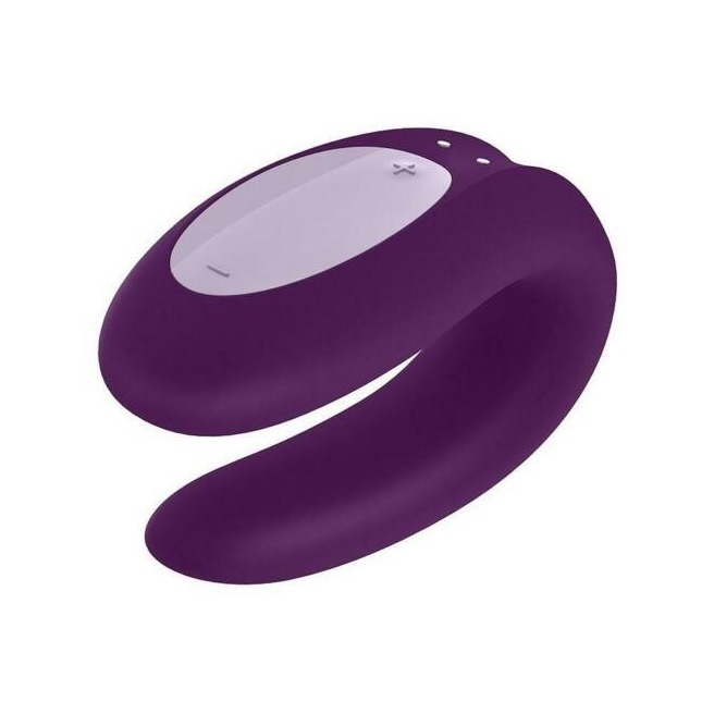 Stimulateur connecté pour couple Satisfyer Double Joy - Violet Stimulateur connecté pour couple Satisfyer Double Joy - Violet