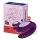 Stimulateur connecté pour couple Satisfyer Double Joy - Violet