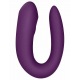 Stimulateur connecté pour couple Satisfyer Double Joy - Violet