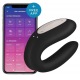 Stimulateur connecté pour couple Satisfyer Double Joy - Noir