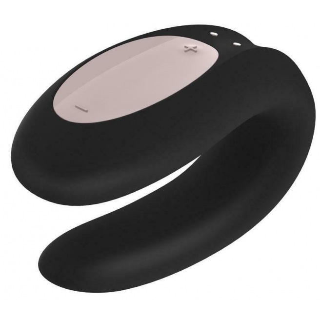 Stimulateur connecté pour couple Satisfyer Double Joy - Noir