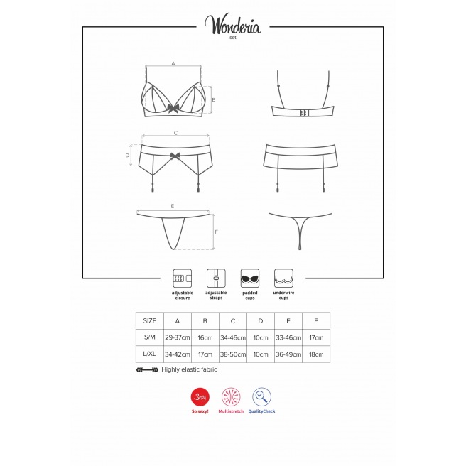 Ensemble Wonderia 3 mcx - Noir