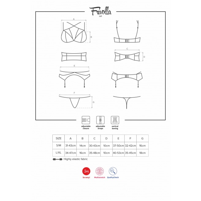 Ensemble Frivolla 4 mcx - Noir